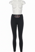 Women's Built Different  Leggings with colorful logo on the leg